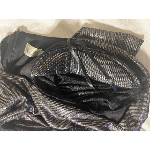 Eliza J Metallic Black Maxi Dress - Picture 7 of 16